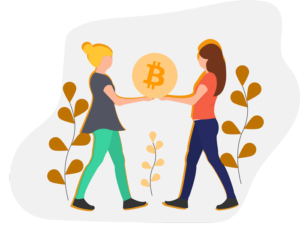 Bitcoin Geld Illustration