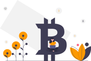 Bitcoin Ethereum investieren Illustration