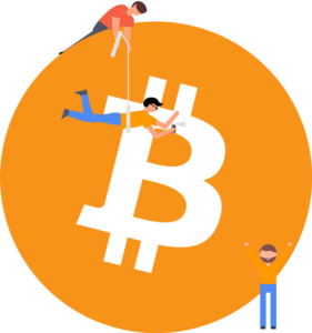 Bitcoin Investoren Illustration
